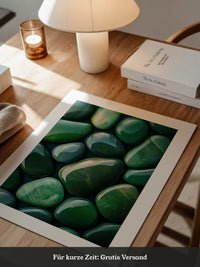Jade Steine Glanzoptik