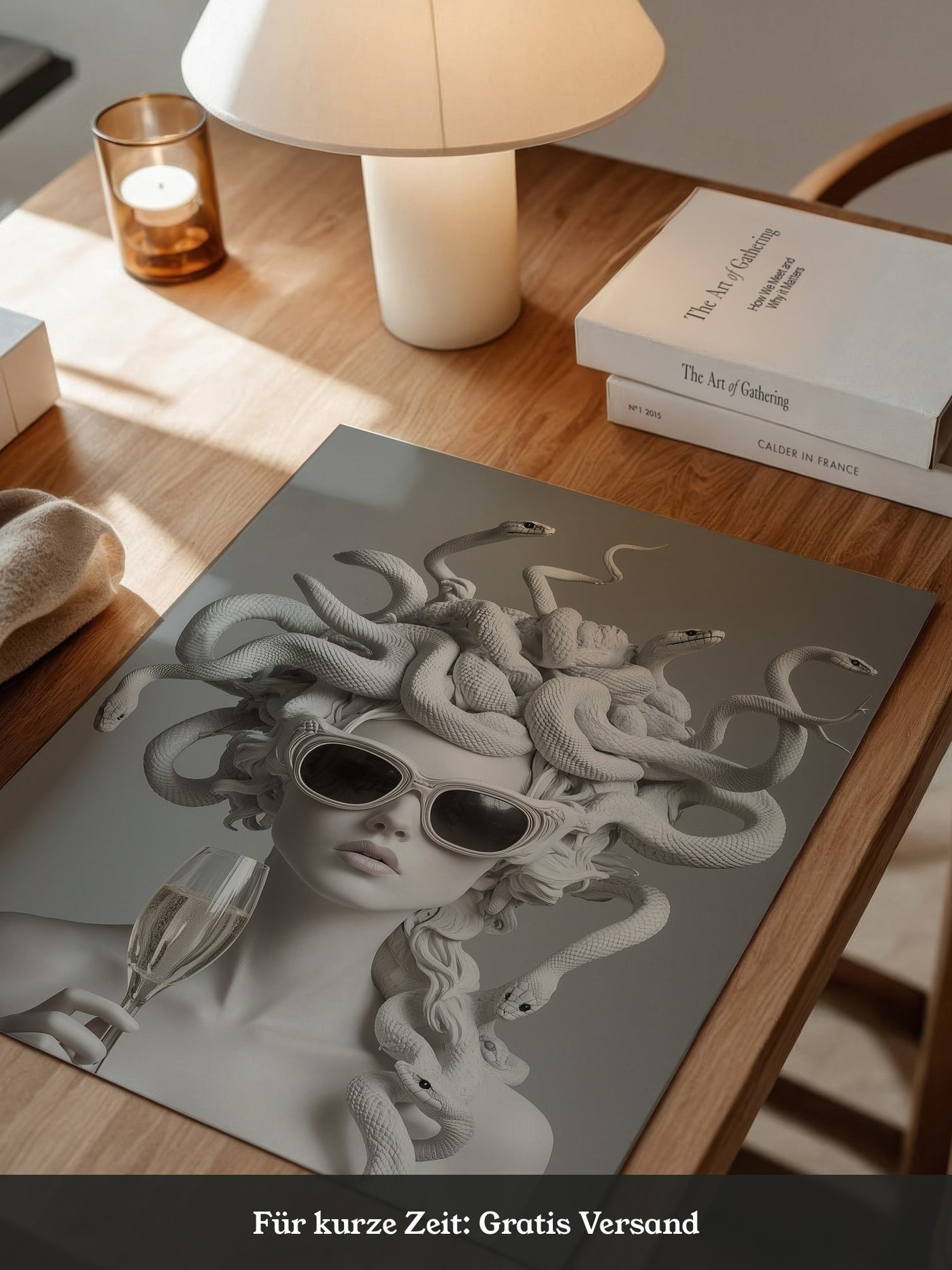 Medusa Skulptur Chic Sonnenbrille