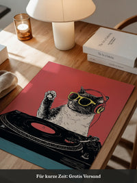 DJ Katze Popart retro