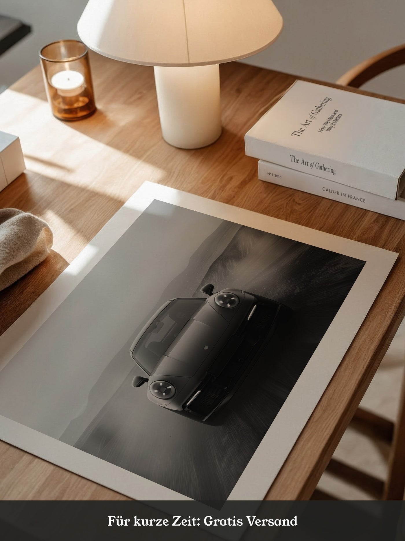 Porsche 911 Frontalansicht Rauchig