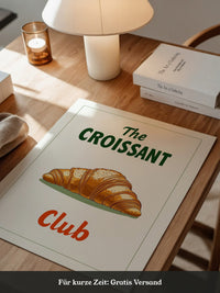 Croissant rustikal Grafik