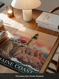 Leuchtturm Klippen Sonnenuntergang