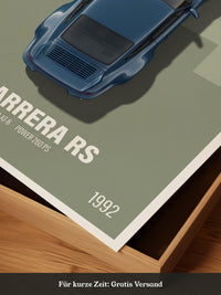 Porsche 911 RS Blau