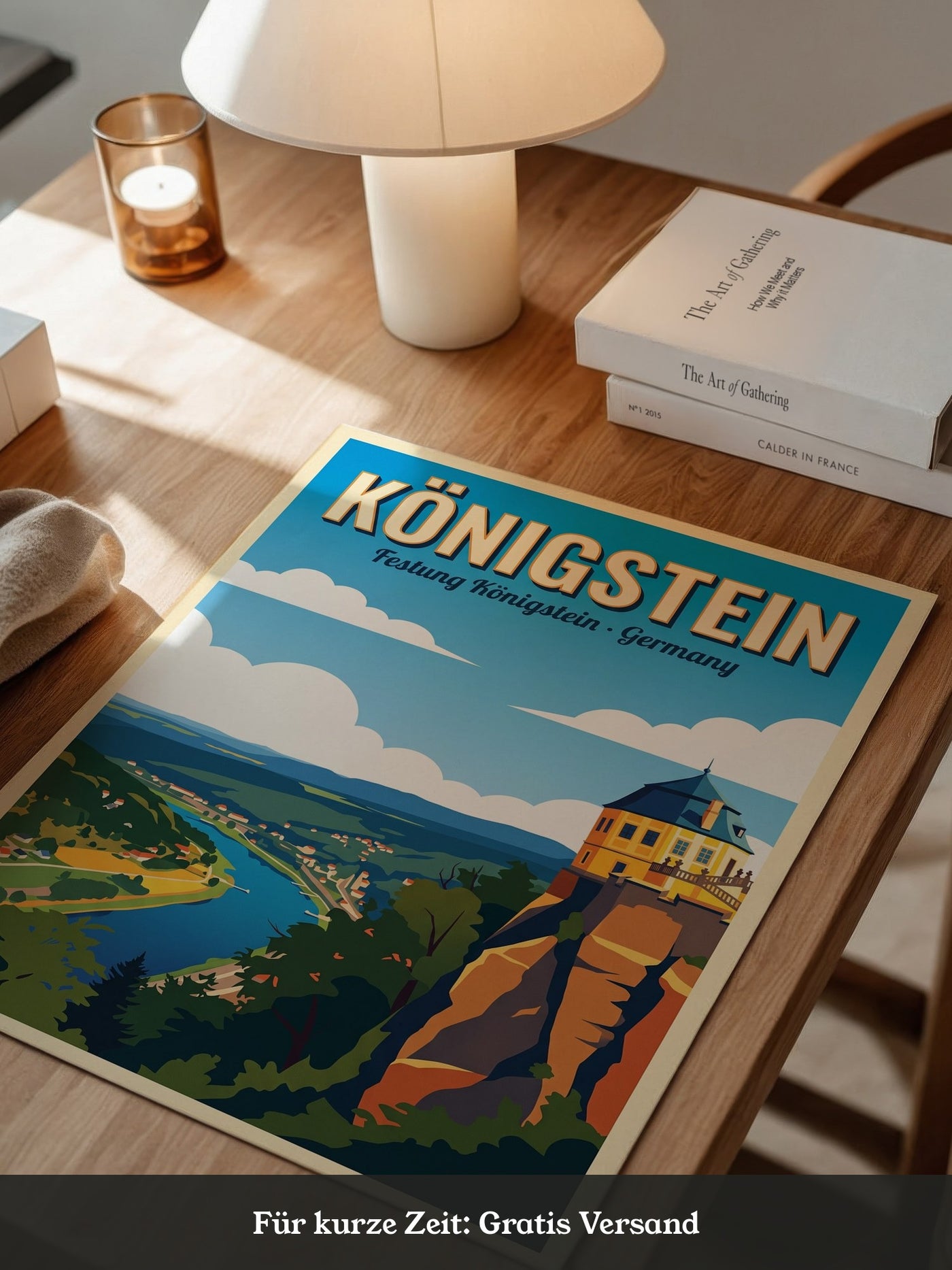 Königstein Festung Panoramablick