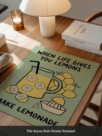 Zitronenlimonade Poster Küche