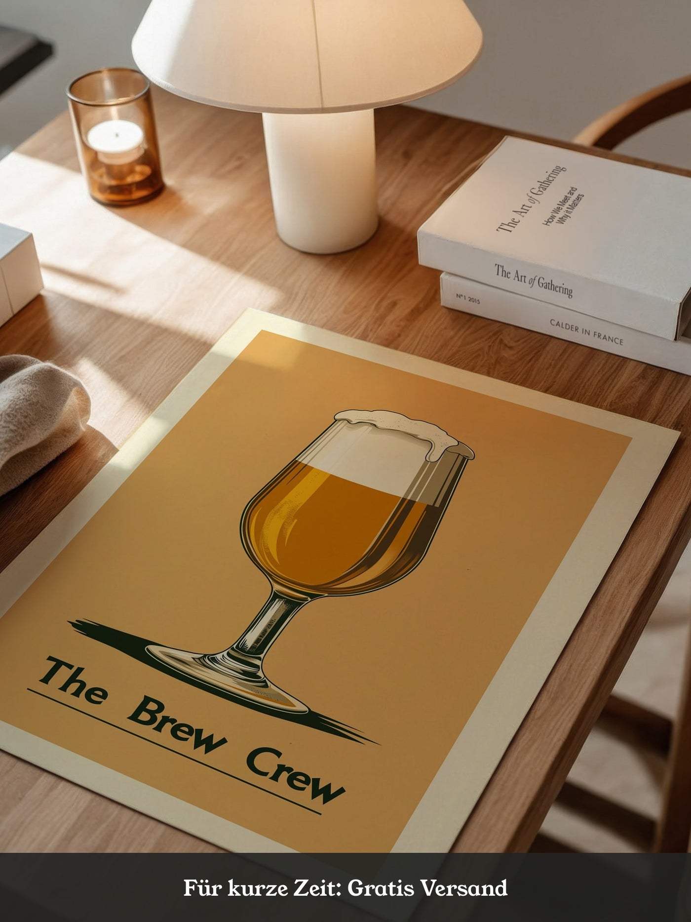 Bierglas Retro Stil