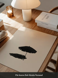 Sonnenschirm minimalistisch Schatten