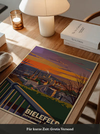 Bielefeld Skyline Sonnenuntergang