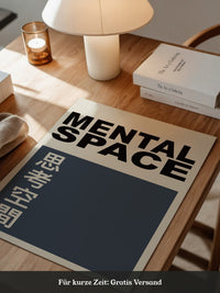 Mental Raum Minimalistisch Retro