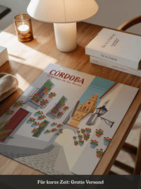Córdoba Blumenstraße Illustration