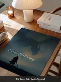 Drachen Silhouette Nebelstimmung