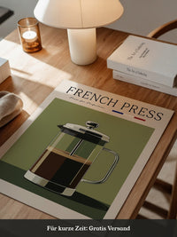 French Press Retro Design
