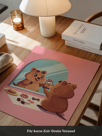 Quokka Selfie Spiegel Pink