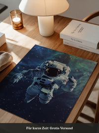 Astronaut im All Farbenspiel