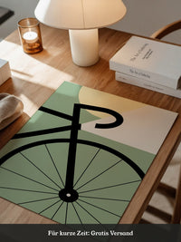 Fahrrad Grafik minimalistisch
