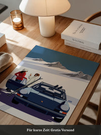 Bergspa Wintersport Illustration