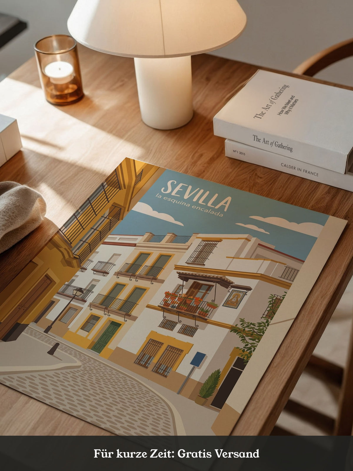 Sevilla Gasse Illustration