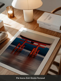 Torii rote Spiegelung