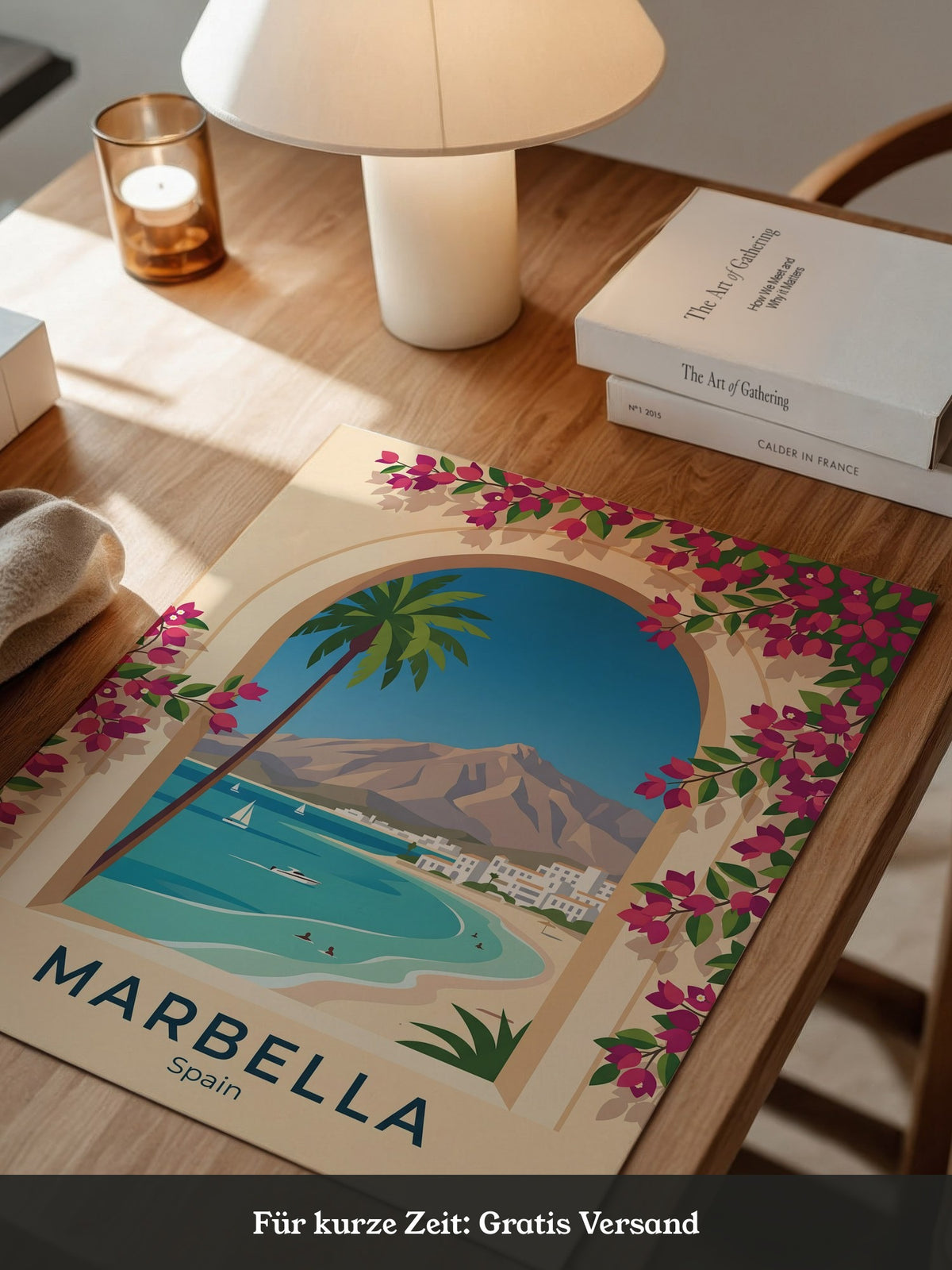 Marbella Küstenblick Bougainvillea