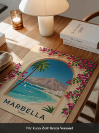 Marbella Küstenblick Bougainvillea