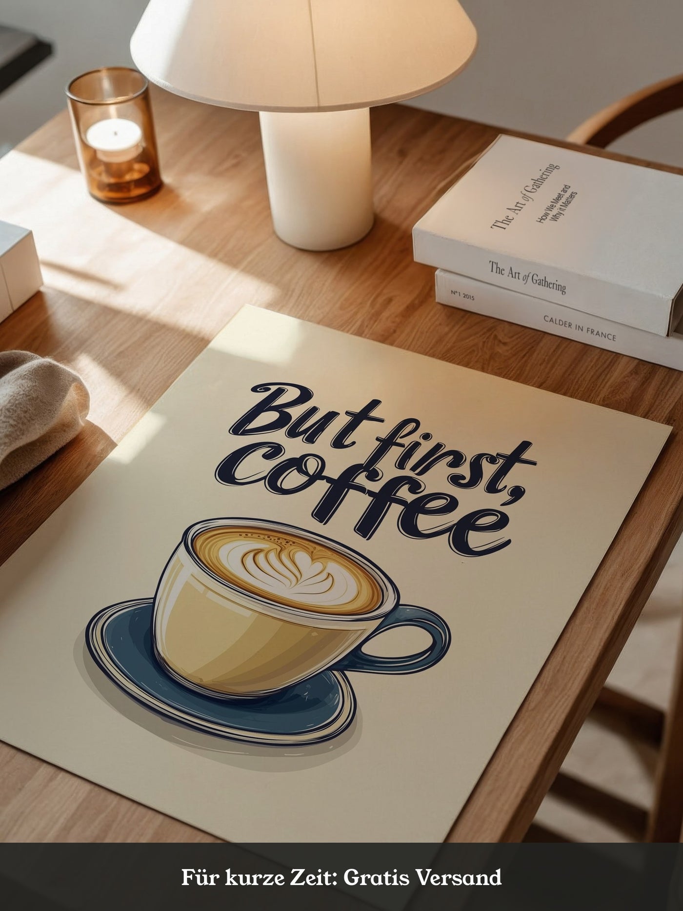 Kaffeetasse Illustration Vintage-Stil