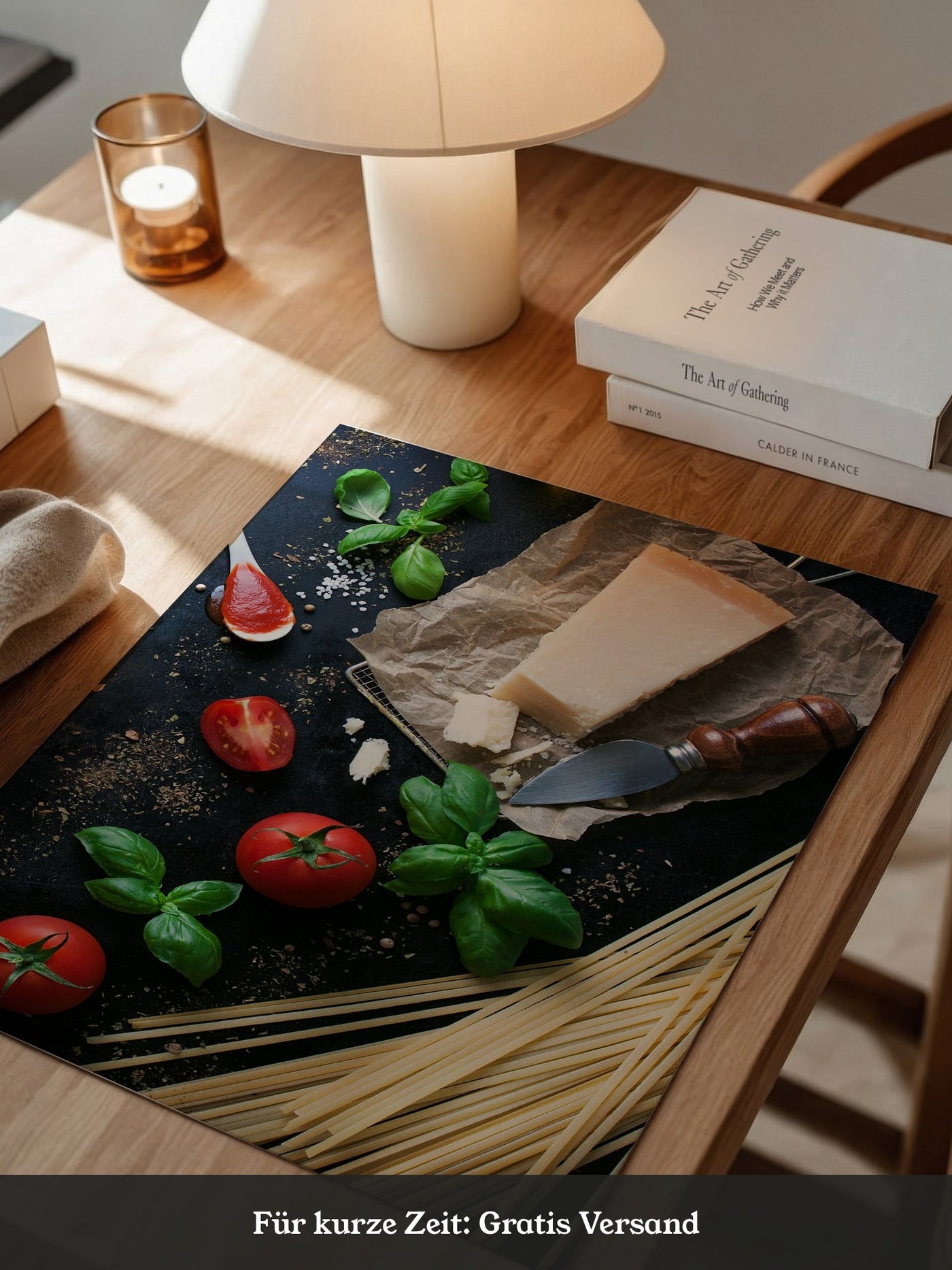 Parmesan Basilikum Tomatenarrangement
