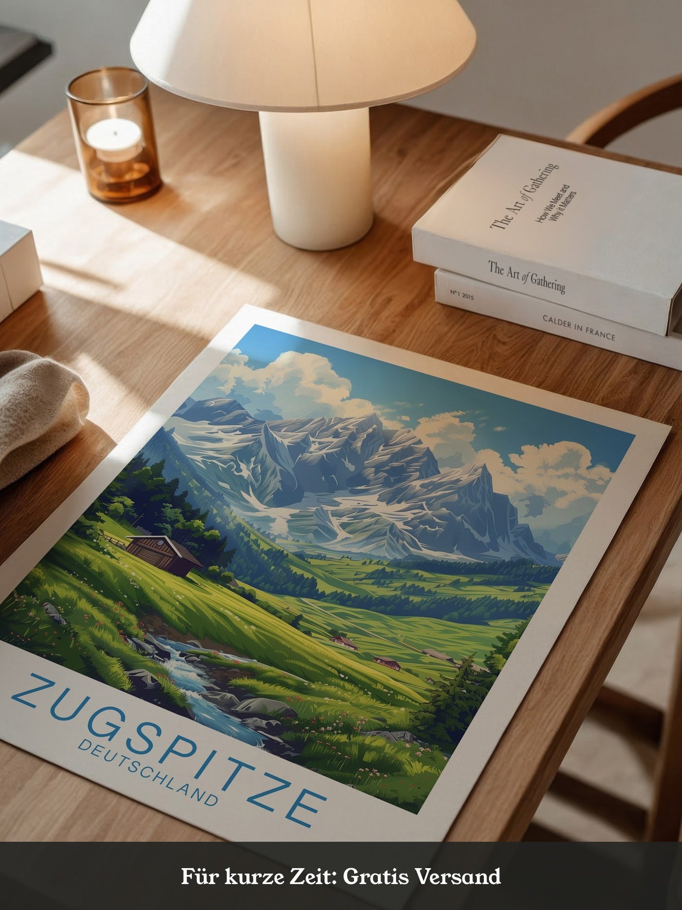 Zugspitze Idylle Berglandschaft
