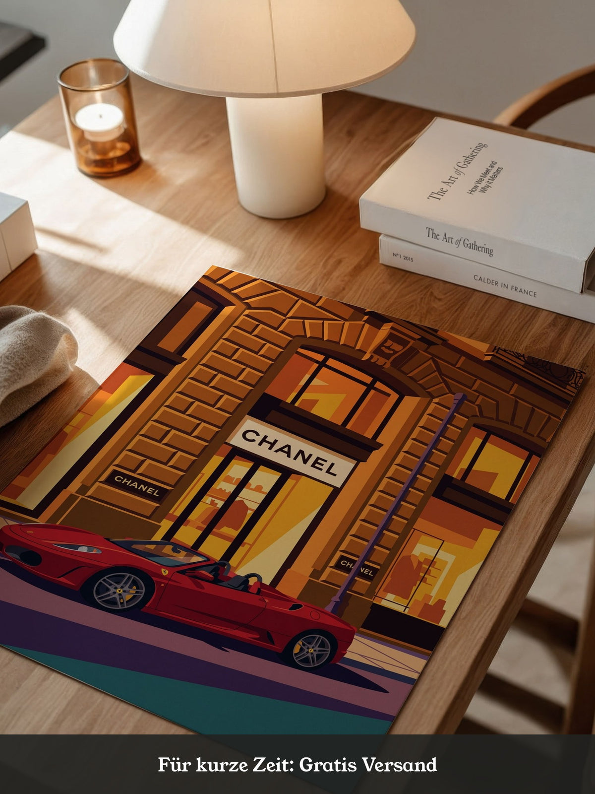 Roter Sportwagen Boutique
