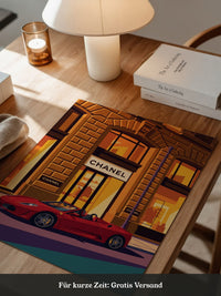 Roter Sportwagen Boutique