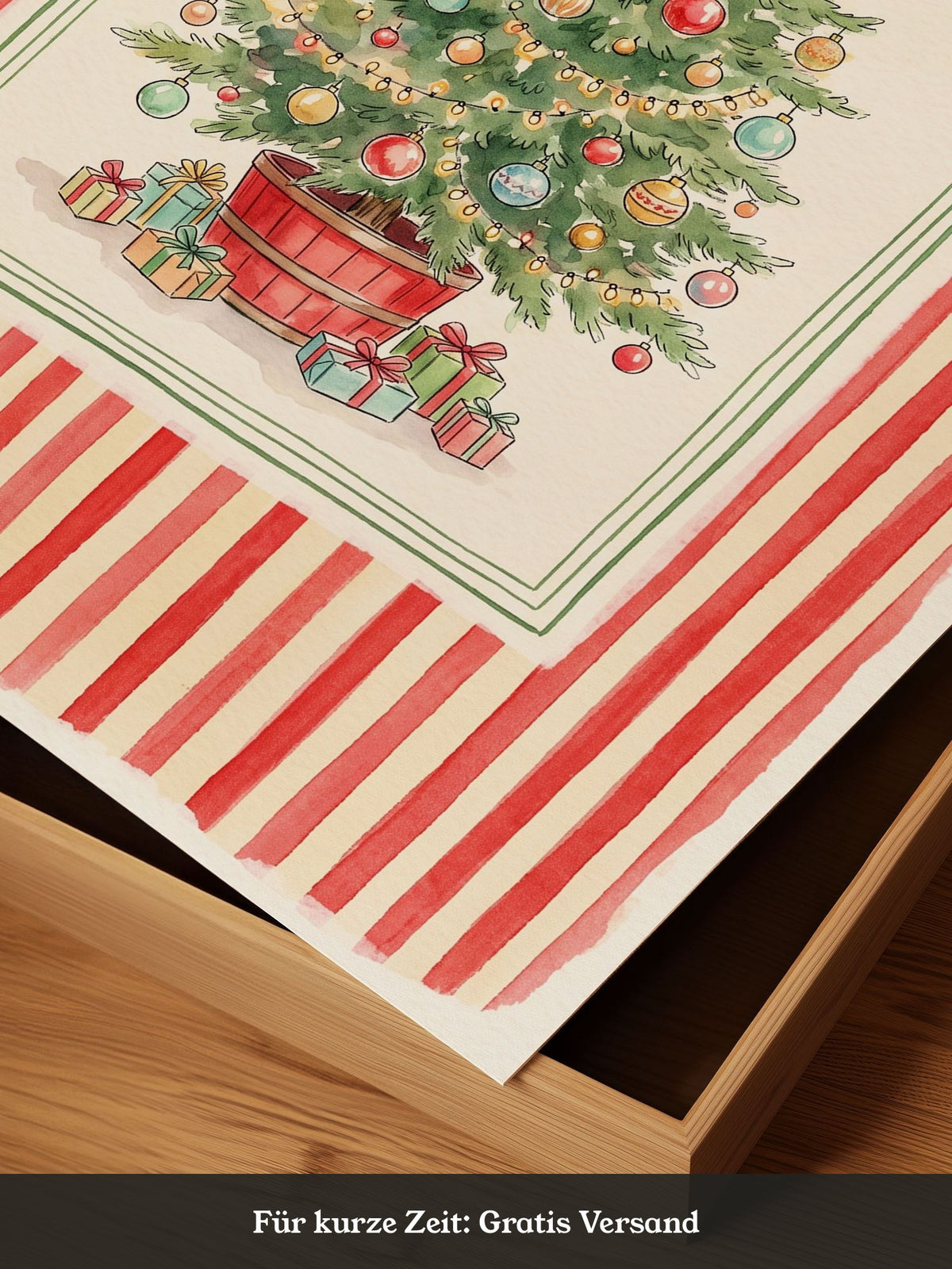 Weihnachtsbaum Aquarell