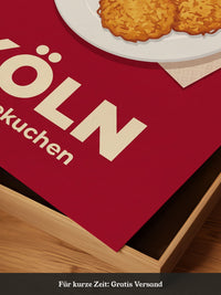 Kölner Gebäck Lebkuchen Plakat