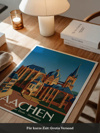 Aachener Dom Retro-Design
