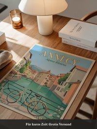 Annecy Fahrrad pastellfarben