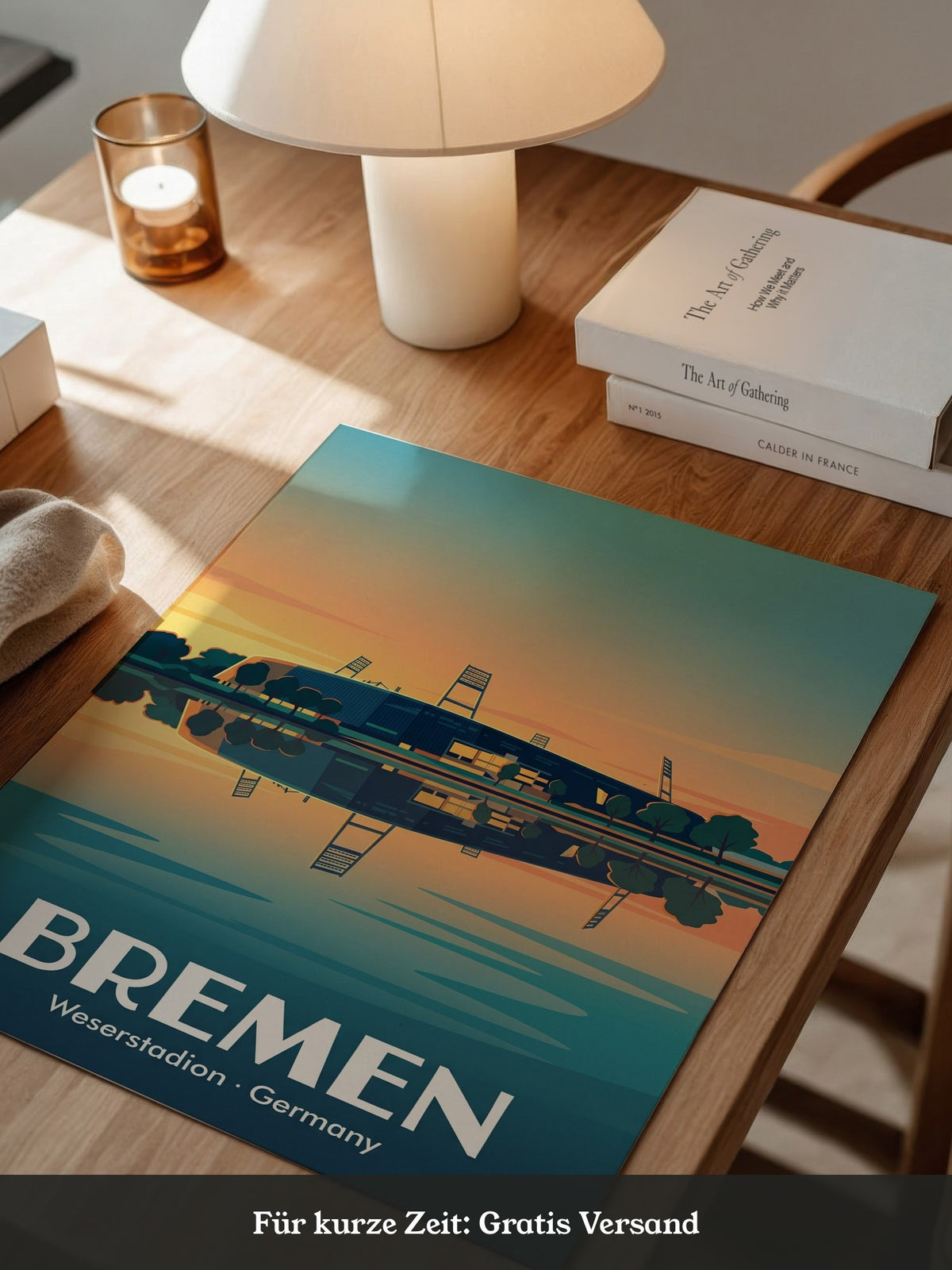 Stadion Bremen Pastellfarben