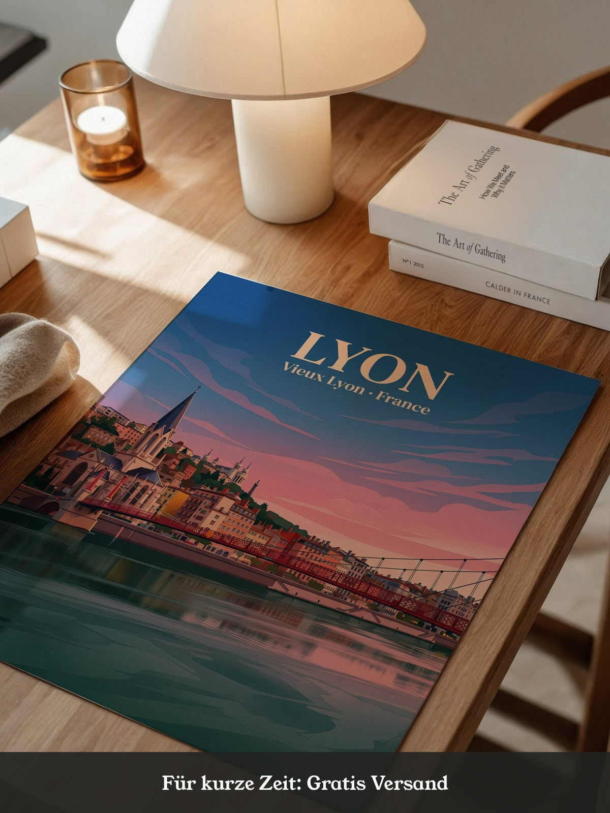 Lyon Altstadt Sonnenuntergang