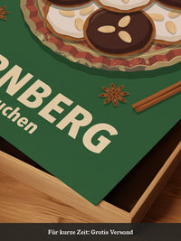Nürnberg Lebkuchen Illustration
