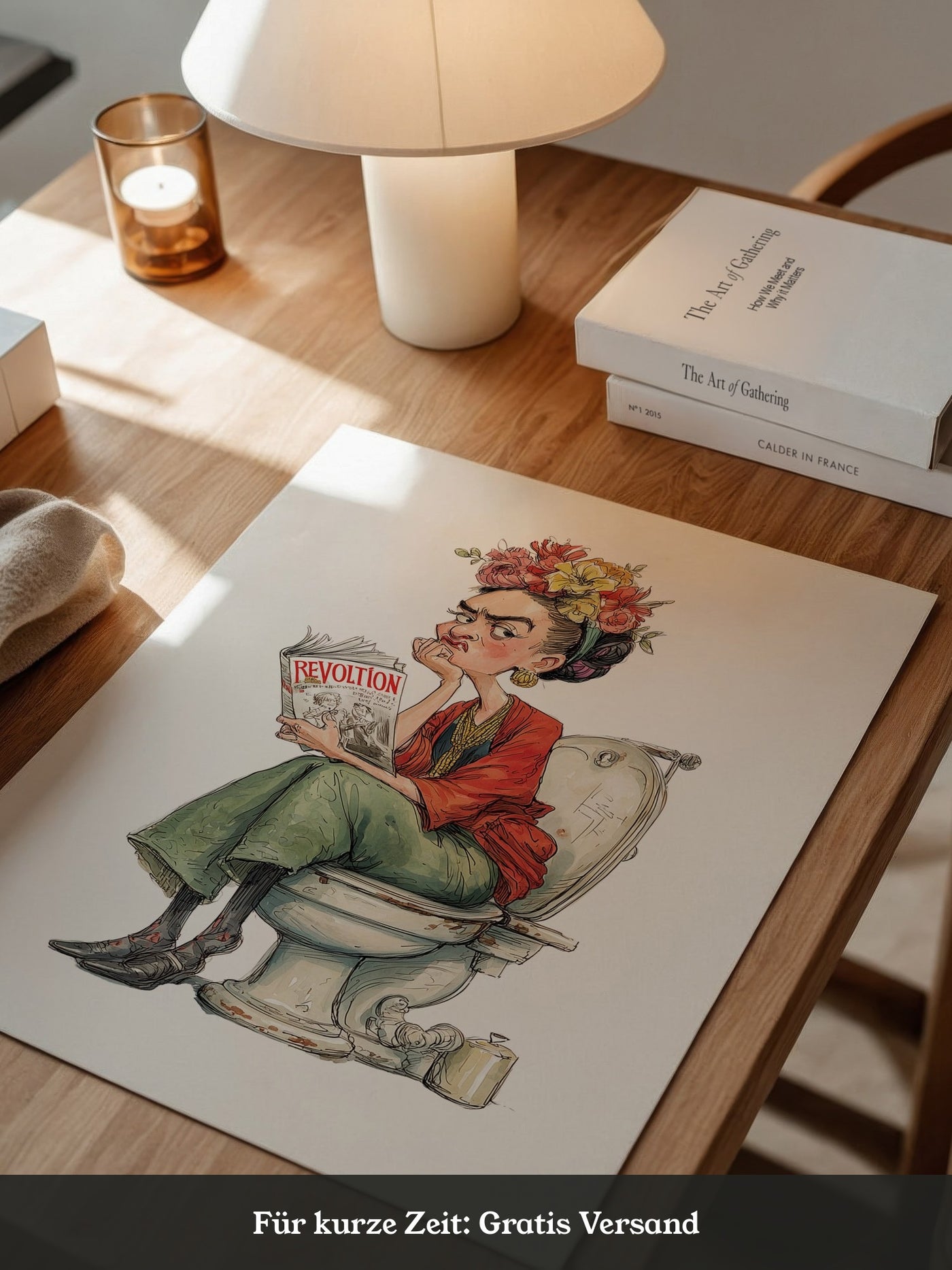 Revolution Magazin Karikatur Blumen
