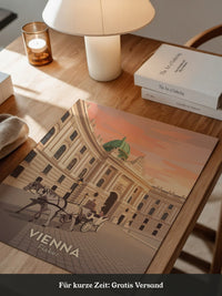 Wiener Kutsche im Abendlicht