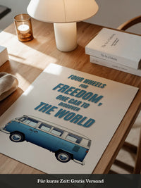 VW Bus Illustration Retro