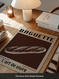 Baguette Retro Grafik