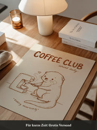 Otter Kaffeezubereitung Herzchen