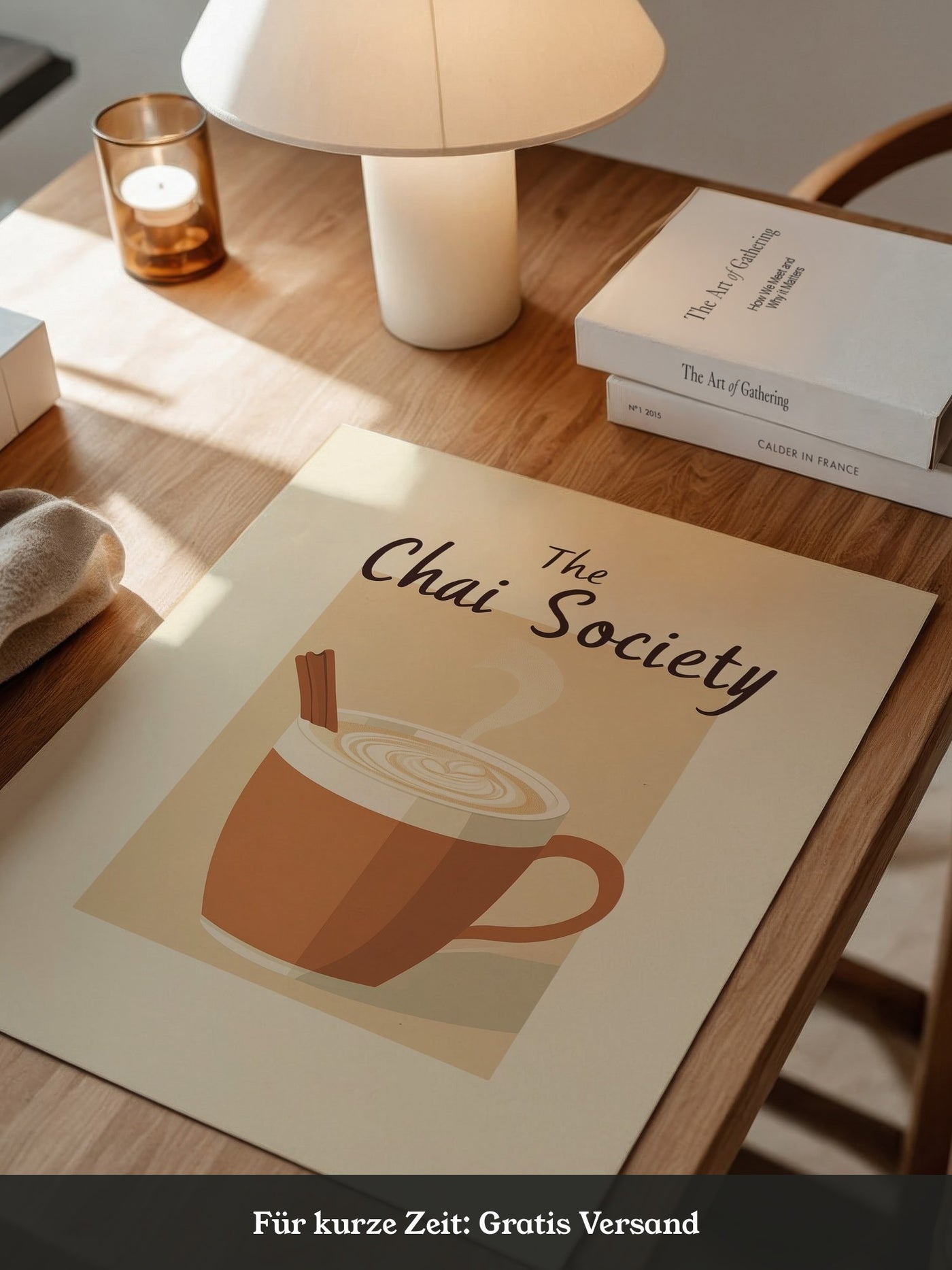 Chai Tasse stilisiert