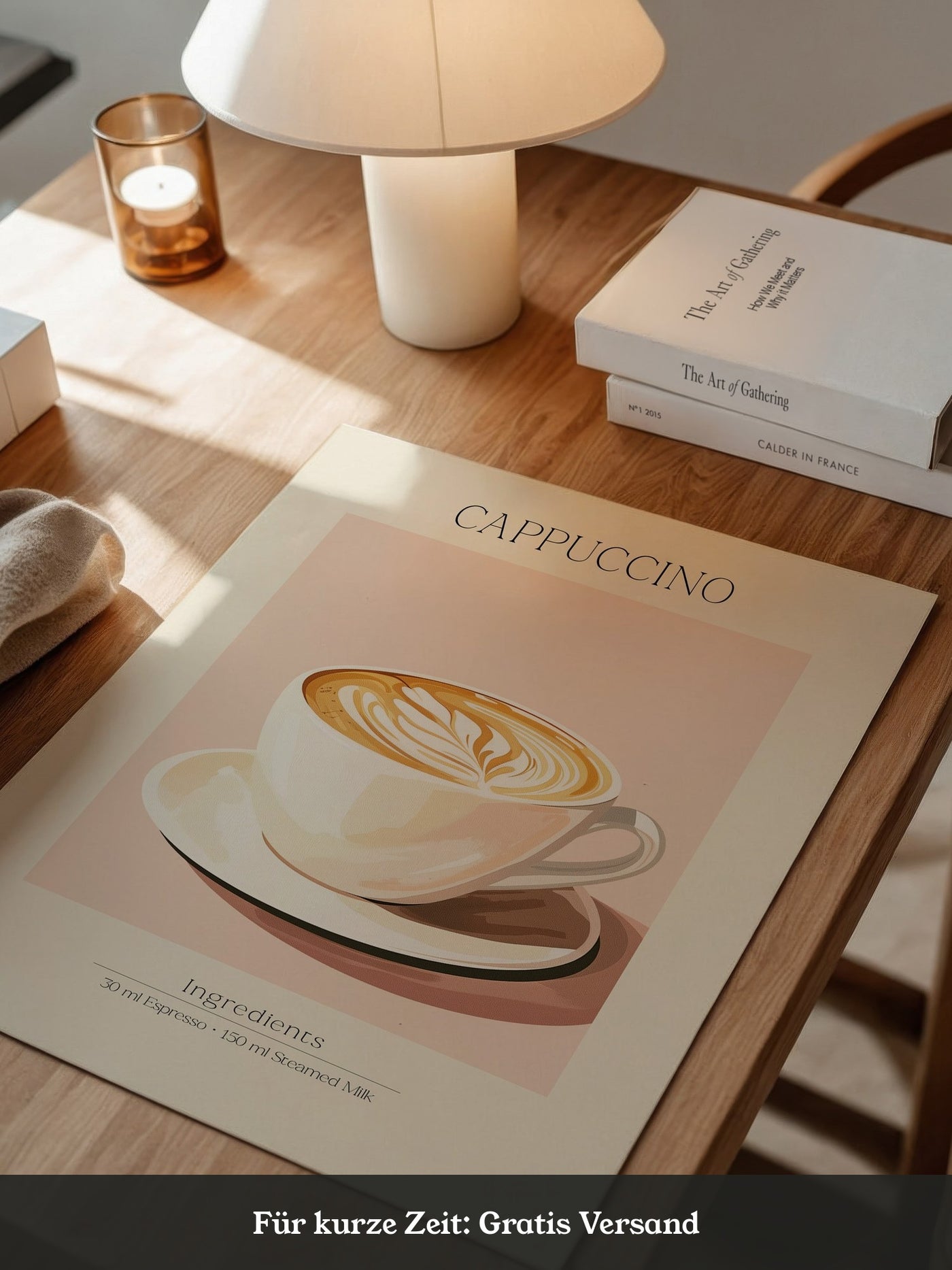Cappuccino Tasse Retro-Stil