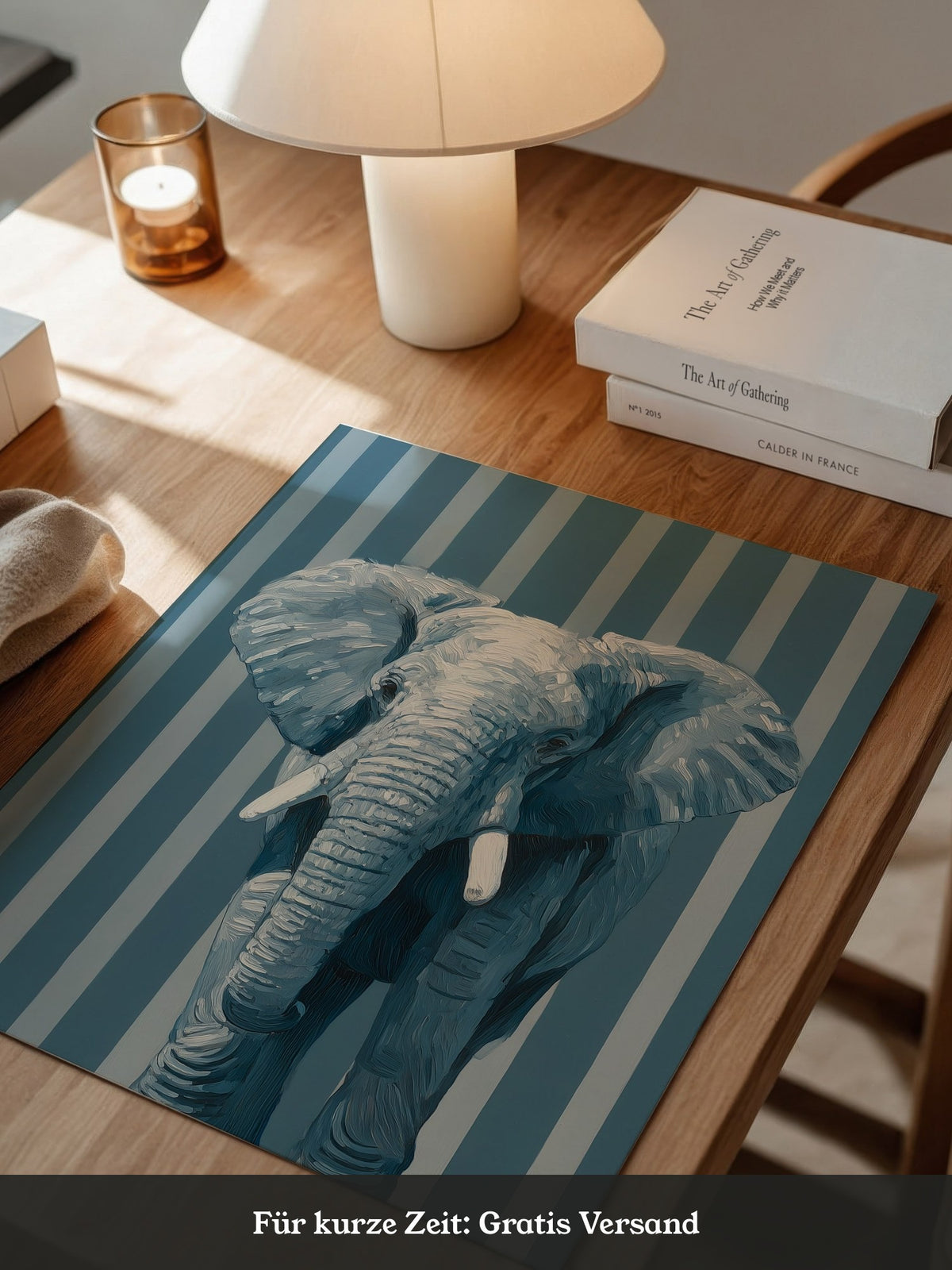 Elefant Streifen Stilvoll