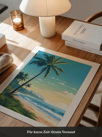 Strand Sonnenaufgang Pastellkunst