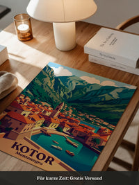 Kotor Altstadt Pastellfarben