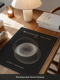 Kosmische Linien Abstrakt Schwarzweiß