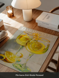 Limoncello Gläser Ölmalerei
