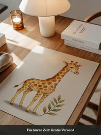 Giraffe im Aquarell-Stil