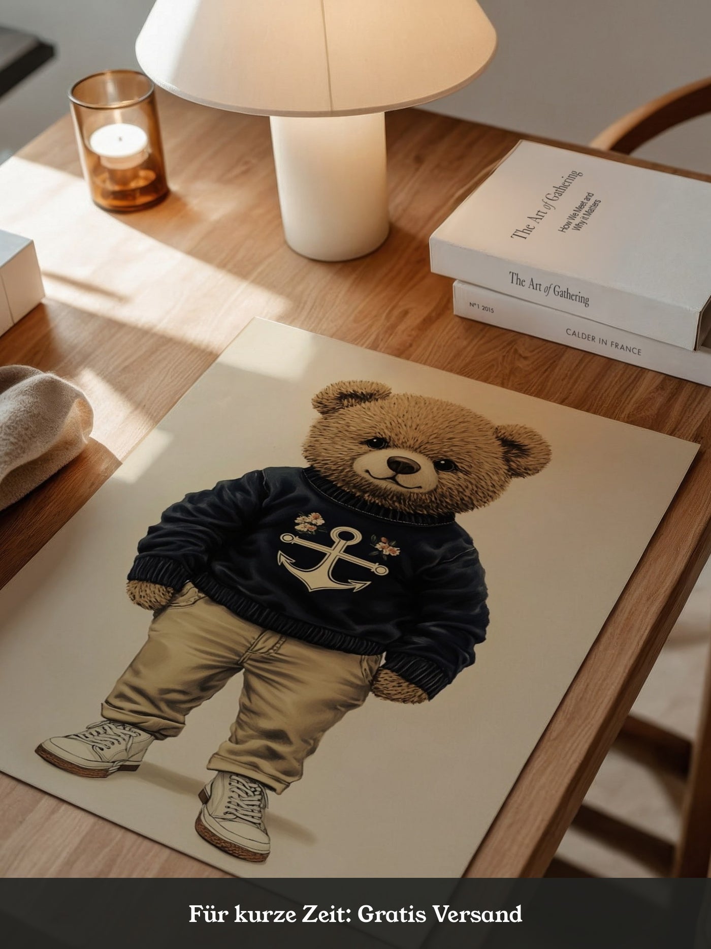 Teddybär Matrosenlook Vintage